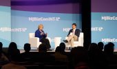 This year's MJBizCon International event included a Fireside Chat with former Prime Minister Kim Campbell. (Credit: Jean Ko Din)